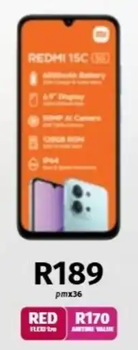 Vodacom REDMI 15C offer