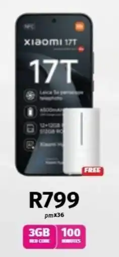 Vodacom Xiaomi 17T offer