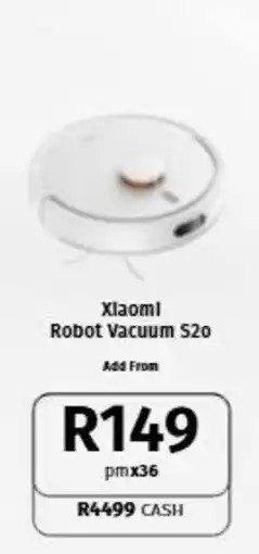 Vodacom Xiaomi Robot Vacuum S2o offer