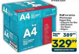 Pick n Pay PnP A4 White Photocopy Paper Box offer