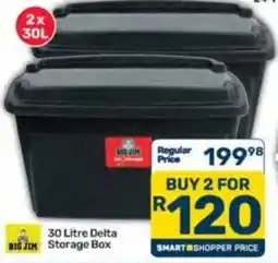 Pick n Pay 30 Litre Delta Storage Box offer