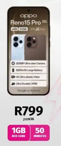 Vodacom OPPO Reno15 Pro 5G offer