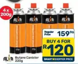 Pick n Pay ALVA Butane Canister offer