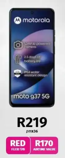 Vodacom motorola moto g37 5G offer