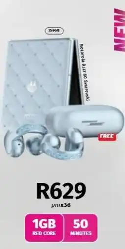 Vodacom Motorola Razer 60 Swarovski offer