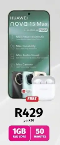 Vodacom HUAWEI nova 15 Max offer