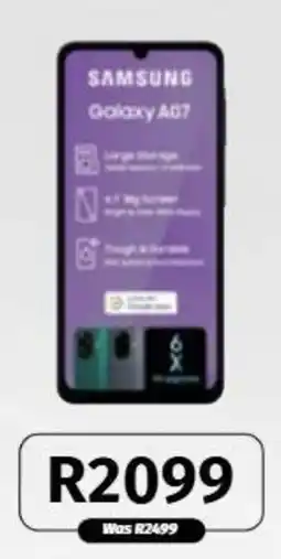 Vodacom Samsung Galaxy A07 offer