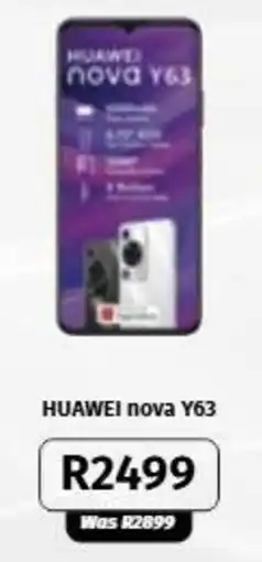 Vodacom HUAWEI nova Y63 offer