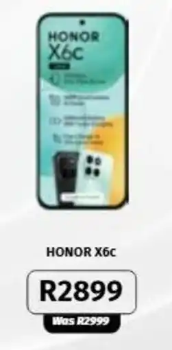 Vodacom HONOR X6c offer
