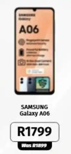 Vodacom SAMSUNG Galaxy A06 offer