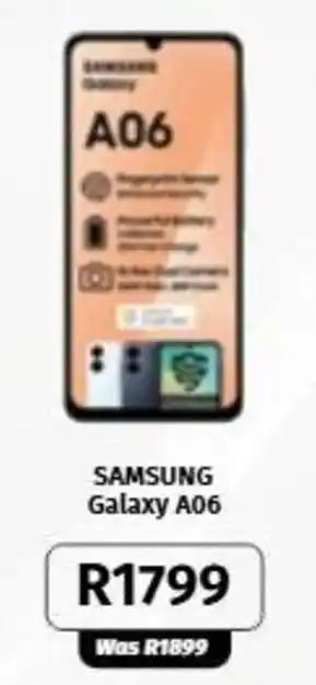 Vodacom SAMSUNG Galaxy A06 offer