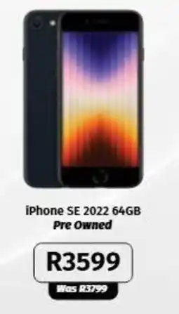 Vodacom iPhone SE 2022 64GB offer