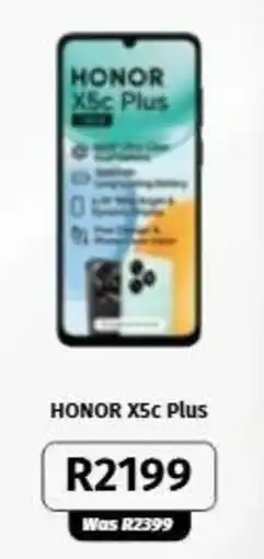 Vodacom HONOR X5c Plus offer