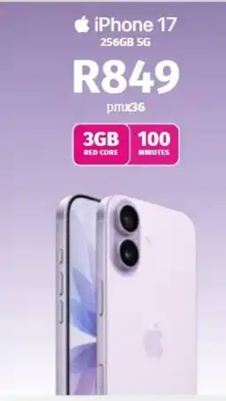 Vodacom iPhone 17 256GB 5G offer