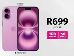 Vodacom iPhone 16 5G offer