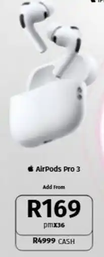 Vodacom AirPods Pro 3 offer