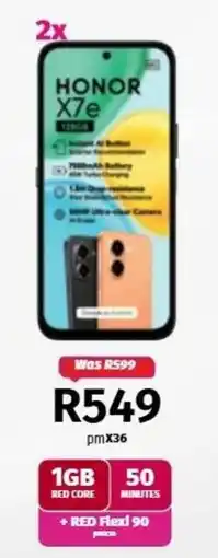 Vodacom HONOR X7e offer