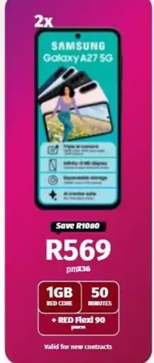 Vodacom Samsung Galaxy A27 5G offer