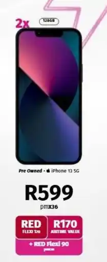 Vodacom Pre Owned iPhone 13 5G offer