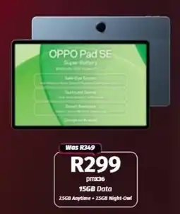 Vodacom OPPO Pad SE offer