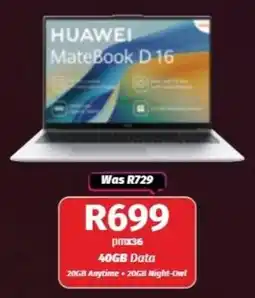 Vodacom HUAWEI MateBook D 16 offer