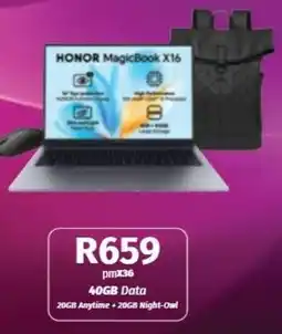 Vodacom Honor MagicBook X16 offer