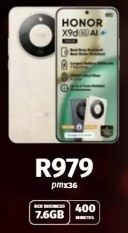 Vodacom HONOR X9d 5G AI offer