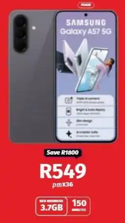 Vodacom SAMSUNG Galaxy A57 5G offer