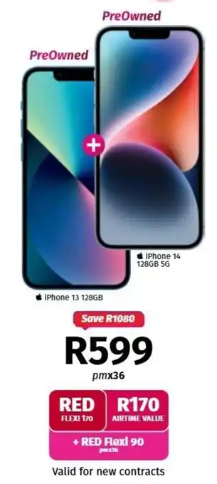 IPhone 13 128GB + iPhone 14 128GB 5G
