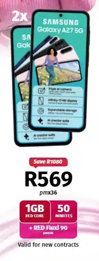 Vodacom SAMSUNG Galaxy A27 5G offer