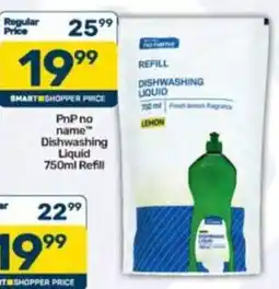 Pick n Pay PnP no name Dishwashing Liquid Refill offer