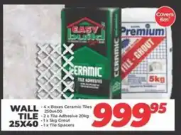 Easy Build WALL TILE 25X40 offer