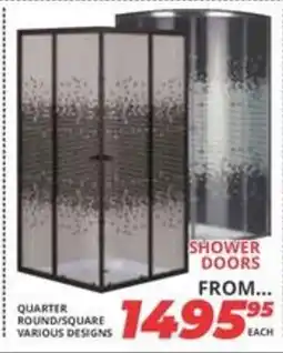 Easy Build SHOWER DOORS offer
