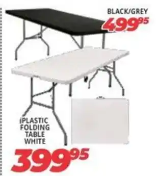 Plastic Folding Table White