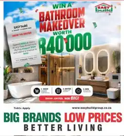 Easy Build Bathroom Makeover offer
