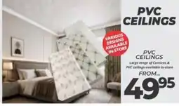 Easy Build PVC Ceilings offer