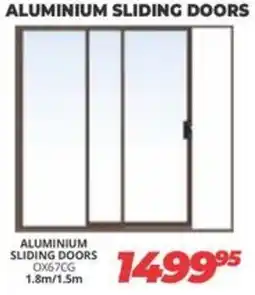 Easy Build ALUMINIUM SLIDING DOORS offer