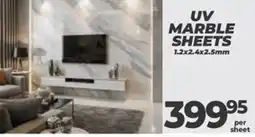 Easy Build UV MARBLE SHEETS offer