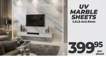 Easy Build UV MARBLE SHEETS offer