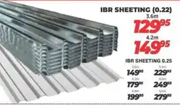 Easy Build IBR SHEETING offer