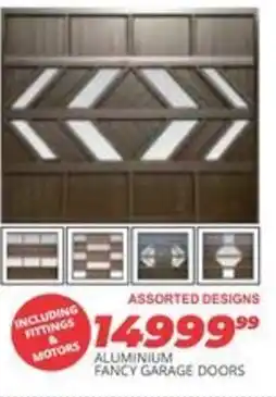 Easy Build ALUMINIUM FANCY GARAGE DOORS Assorted offer