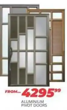 Easy Build ALUMINIUM PIVOT DOORS offer