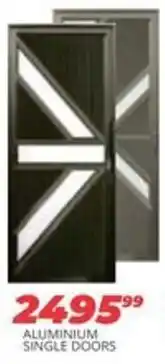 Easy Build ALUMINIUM SINGLE DOORS offer