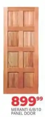 Easy Build MERANTI 6/8/10 PANEL DOOR offer