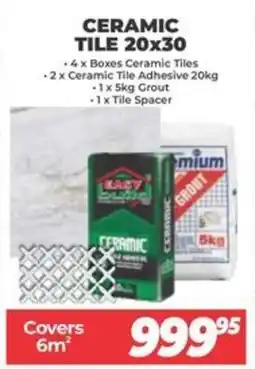 Easy Build CERAMIC TILE 20x30 offer