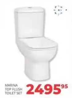 Easy Build MARINA TOP FLUSH TOILET SET offer