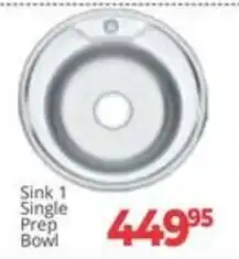 Easy Build Sink 1 Single Prep Bowl offer