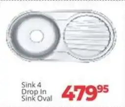 Easy Build Sink 4 Drop In Sink Oval offer