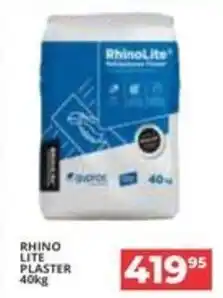 Easy Build RhinoLite Plaster offer