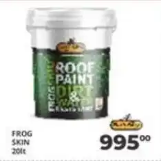 Easy Build Frog Skin Roof Paint Dirt Proof offer